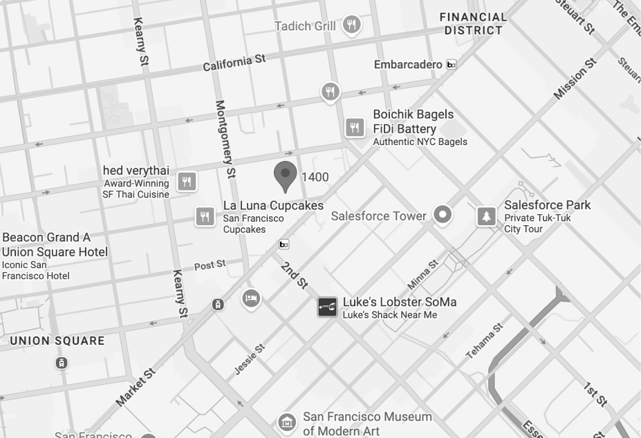 Let.ai office location map